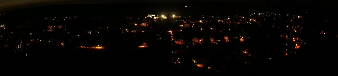 Live - Panoramablick vom Knieberg über Langewiesen