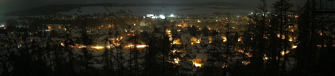 Live - Panoramablick vom Knieberg über Langewiesen