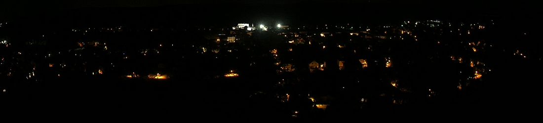 Live - Panoramablick vom Knieberg über Langewiesen
