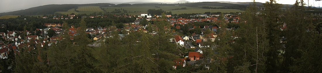 Live - Panoramablick vom Knieberg über Langewiesen