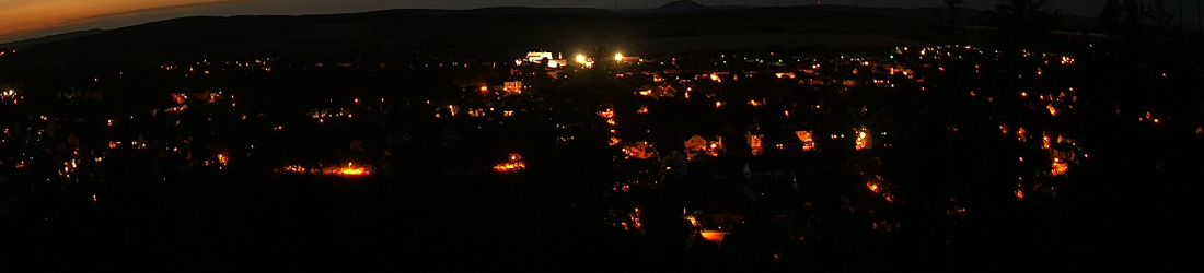 Live - Panoramablick vom Knieberg über Langewiesen