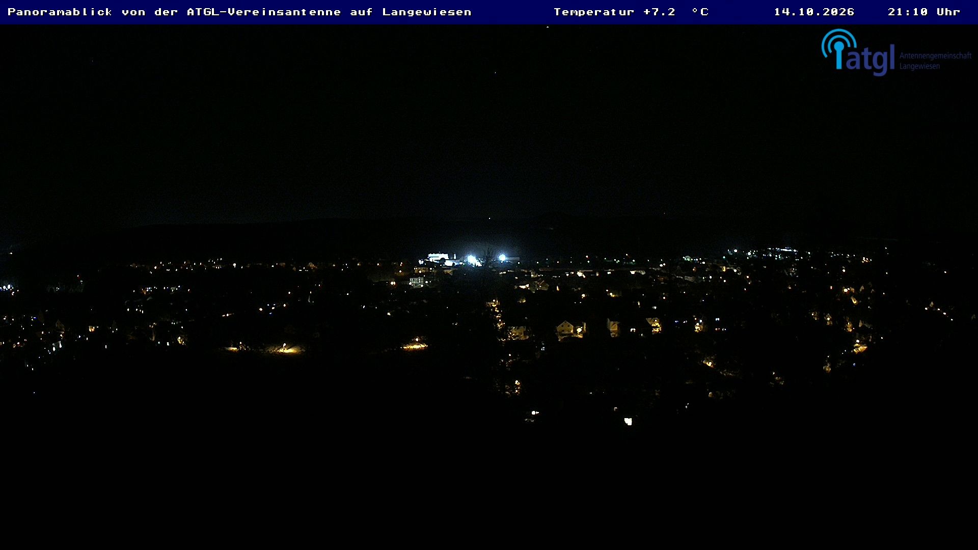Live - Panoramablick vom Knieberg über Langewiesen