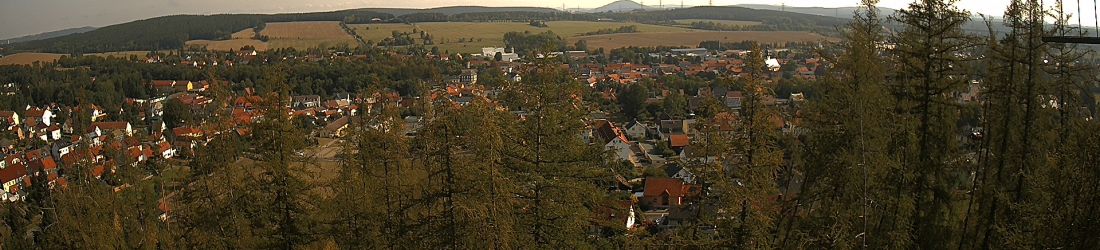 Live - Panoramablick vom Knieberg über Langewiesen
