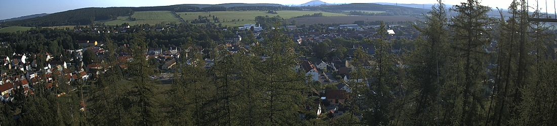 Live - Panoramablick vom Knieberg über Langewiesen