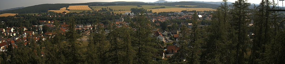 Live - Panoramablick vom Knieberg über Langewiesen