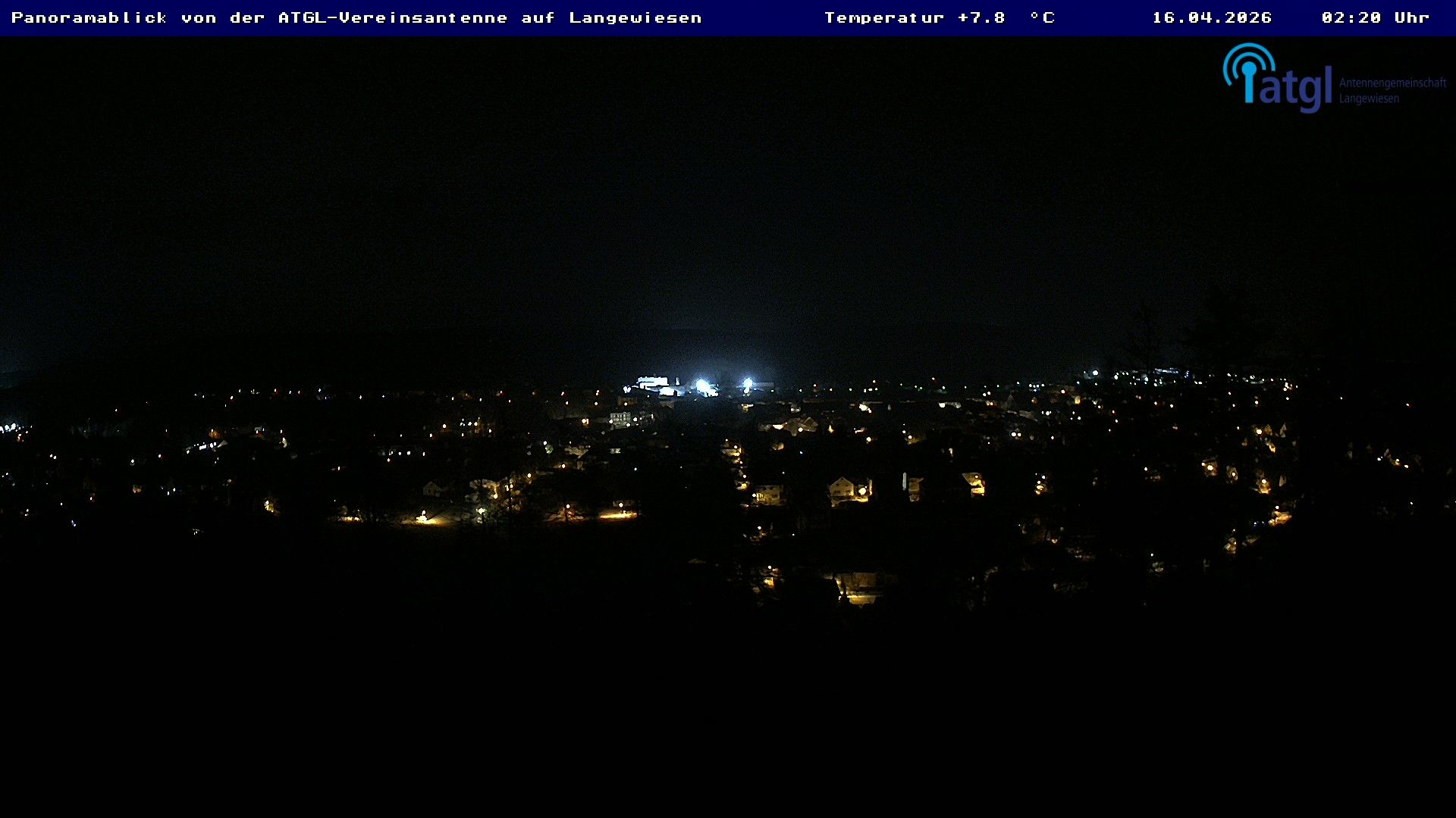 Live - Panoramablick vom Knieberg über Langewiesen