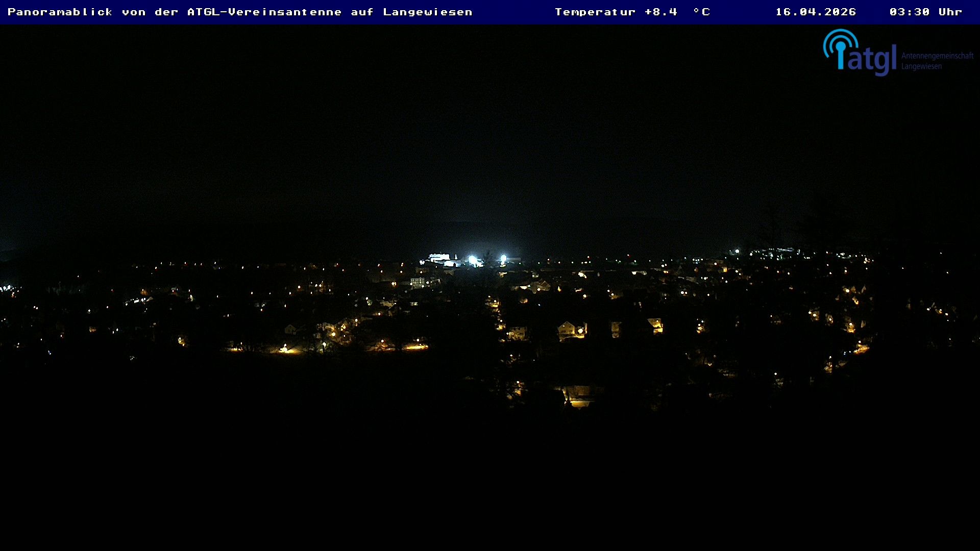 Live - Panoramablick vom Knieberg über Langewiesen