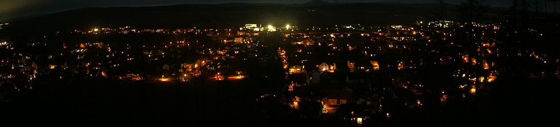 Live - Panoramablick vom Knieberg über Langewiesen