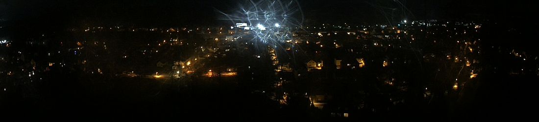 Live - Panoramablick vom Knieberg über Langewiesen