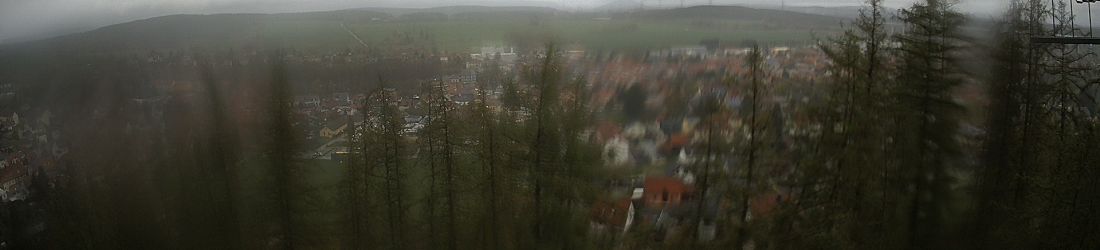 Live - Panoramablick vom Knieberg über Langewiesen