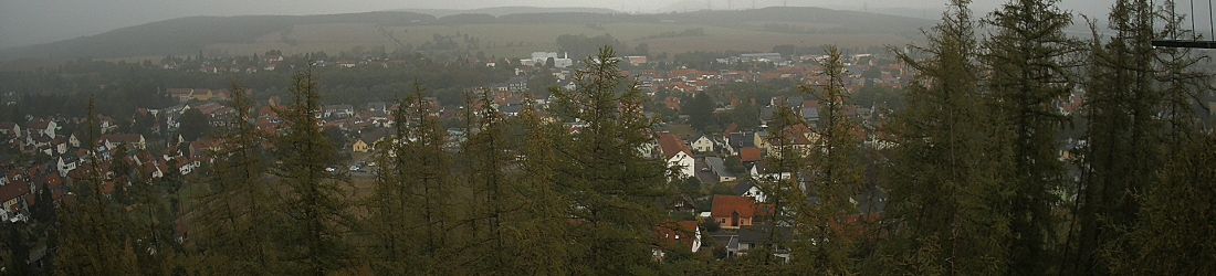 Live - Panoramablick vom Knieberg über Langewiesen