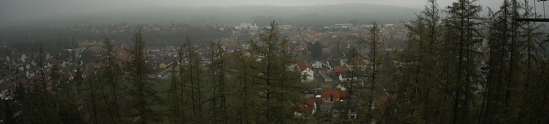 Live - Panoramablick vom Knieberg über Langewiesen
