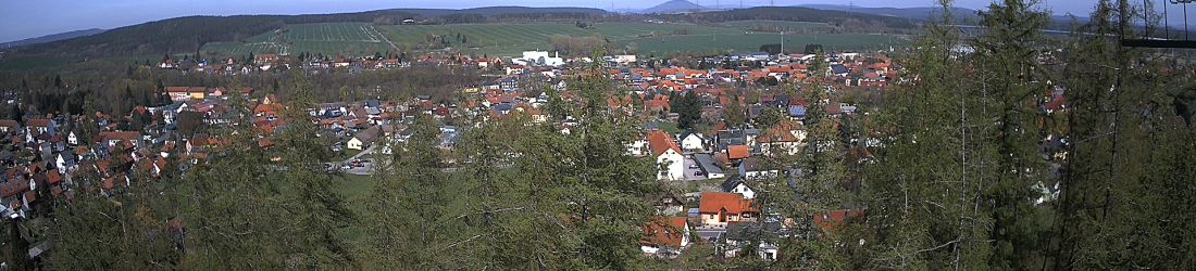 Live - Panoramablick vom Knieberg über Langewiesen