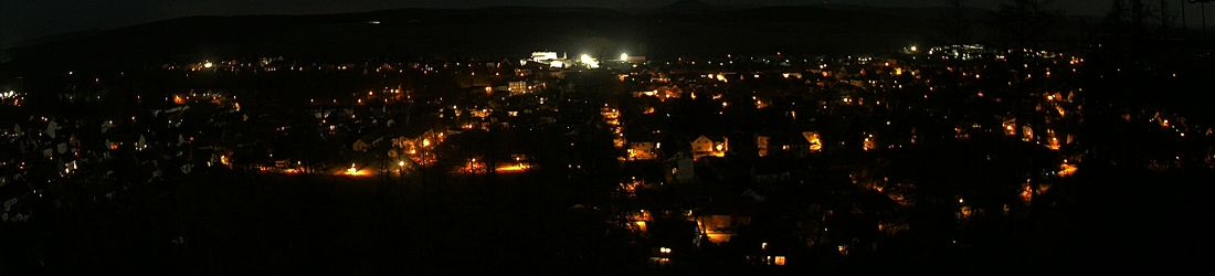 Live - Panoramablick vom Knieberg über Langewiesen