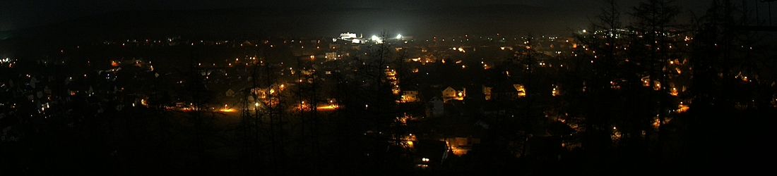 Live - Panoramablick vom Knieberg über Langewiesen