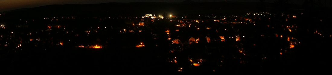 Live - Panoramablick vom Knieberg über Langewiesen