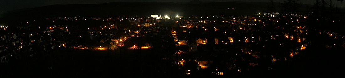 Live - Panoramablick vom Knieberg über Langewiesen
