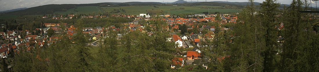 Live - Panoramablick vom Knieberg über Langewiesen