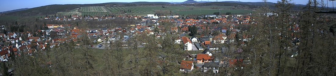 Live - Panoramablick vom Knieberg über Langewiesen