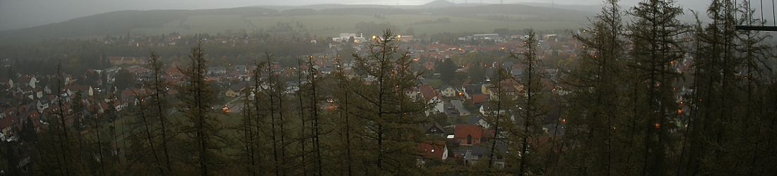 Live - Panoramablick vom Knieberg über Langewiesen