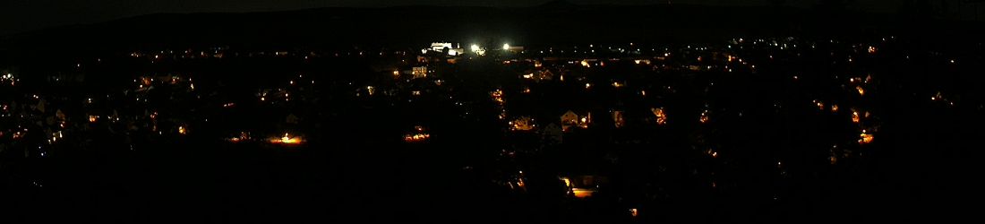 Live - Panoramablick vom Knieberg über Langewiesen